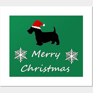 Scottish "Christmas" Terrier Posters and Art